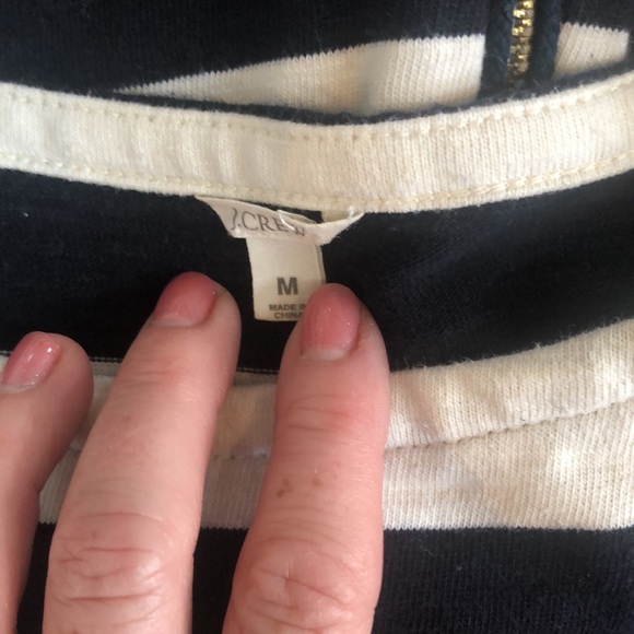 J.Crew Navy Striped Dress - Picture 5 of 5
